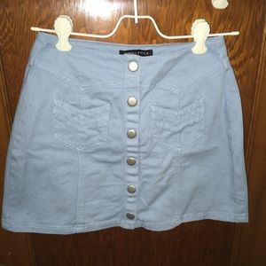 Denim skirt
